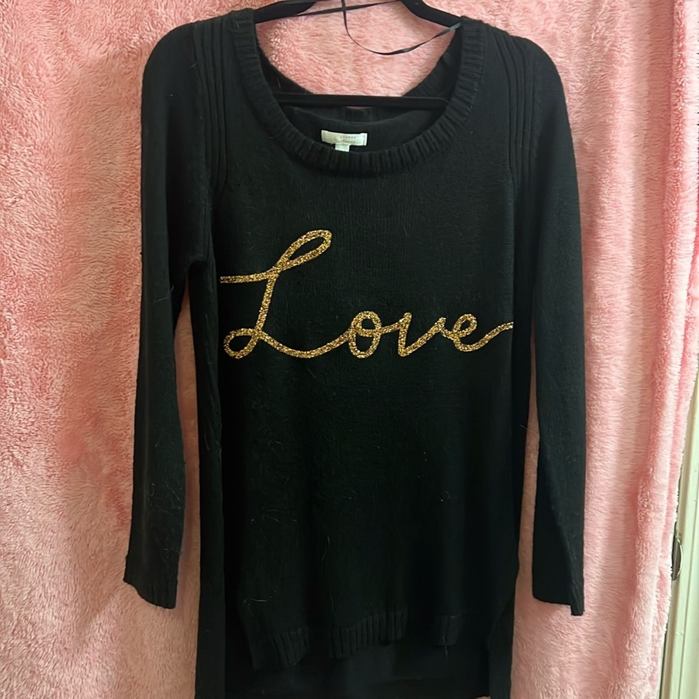 LC Lauren Conrad Love sweater.